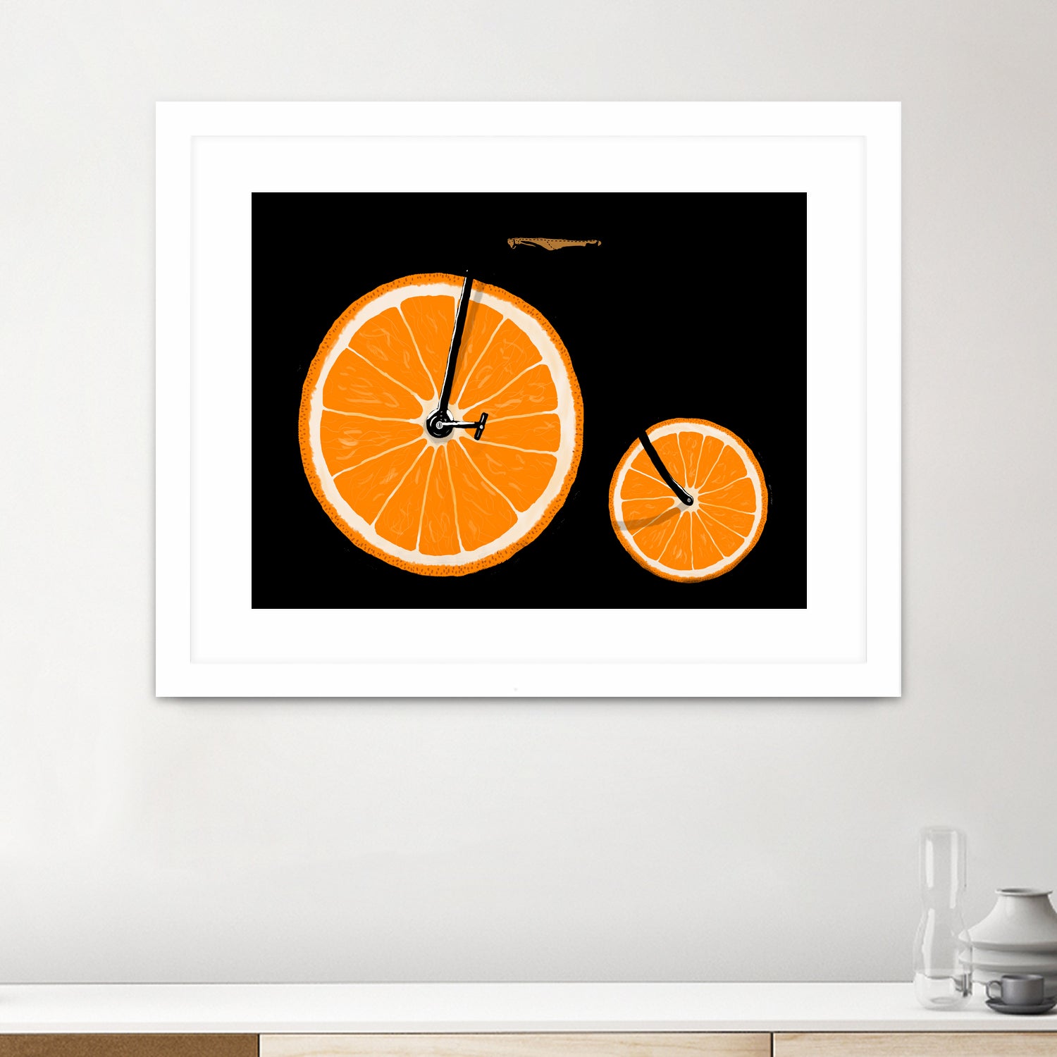 Vitamin by Florent Bodart on GIANT ART - orange digital painting