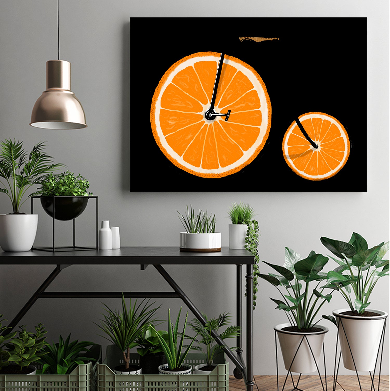 Vitamin by Florent Bodart on GIANT ART - orange digital painting