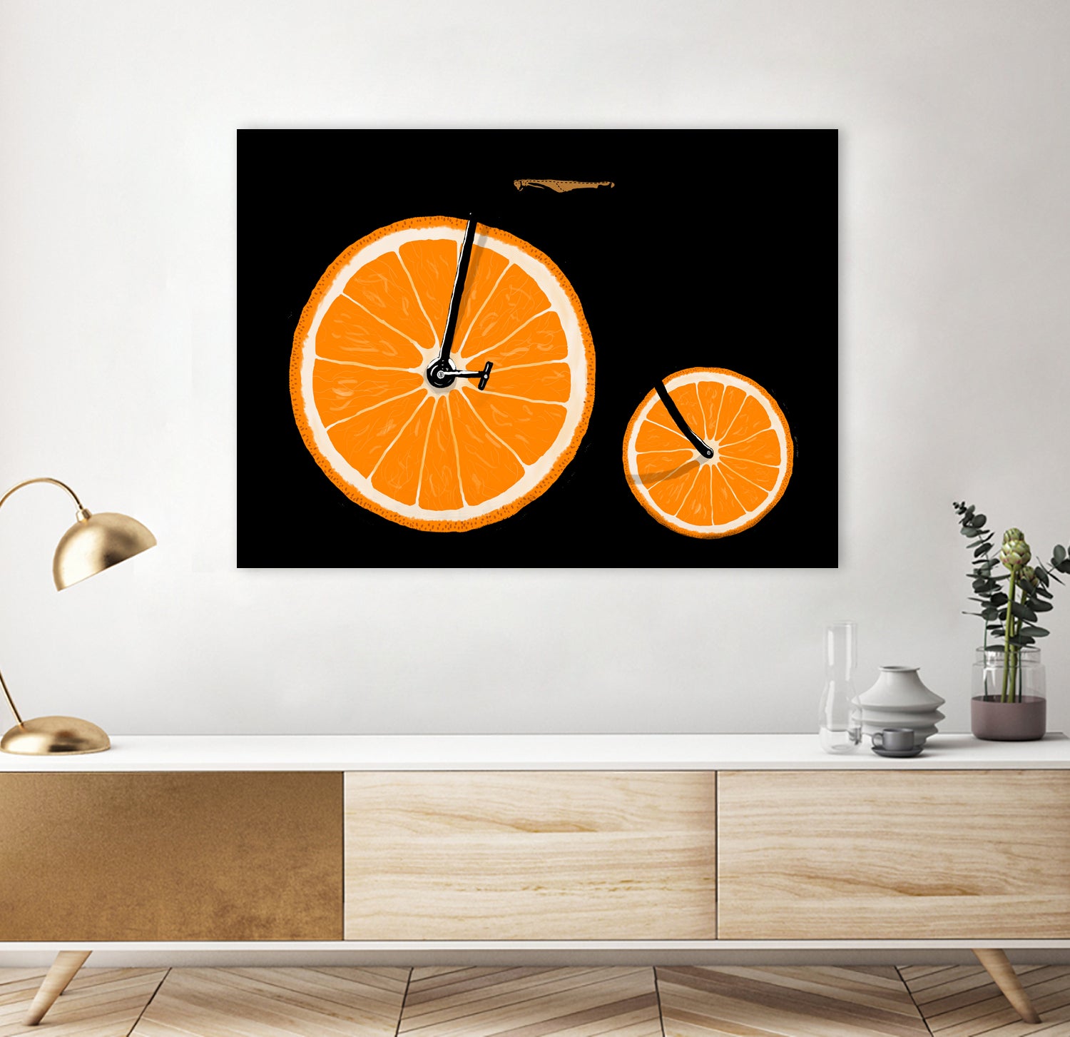 Vitamin by Florent Bodart on GIANT ART - orange digital painting