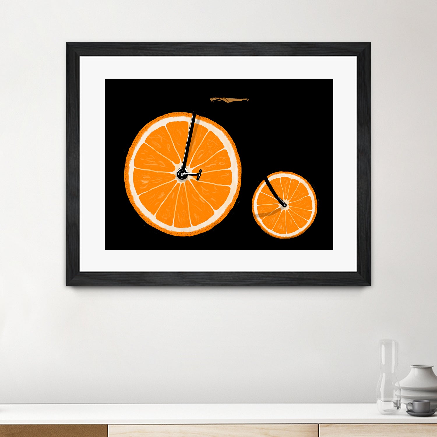 Vitamin by Florent Bodart on GIANT ART - orange digital painting