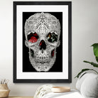 lace skull 2 light 6000 by Ali Gulec on GIANT ART - white digital drawing