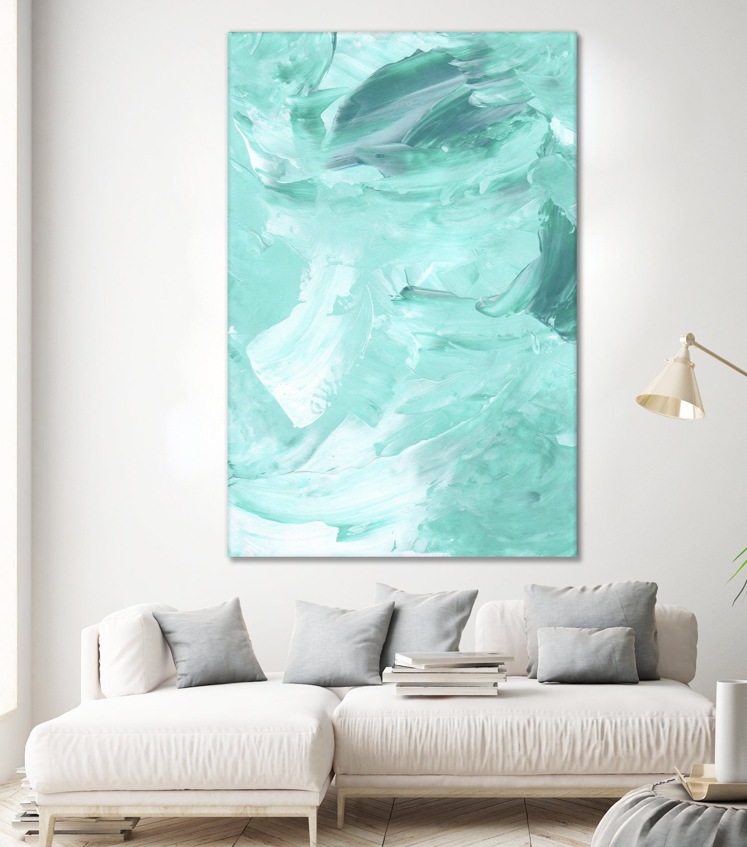 Abstract 1052 by Cecilie Karoline on GIANT ART - white mixed media