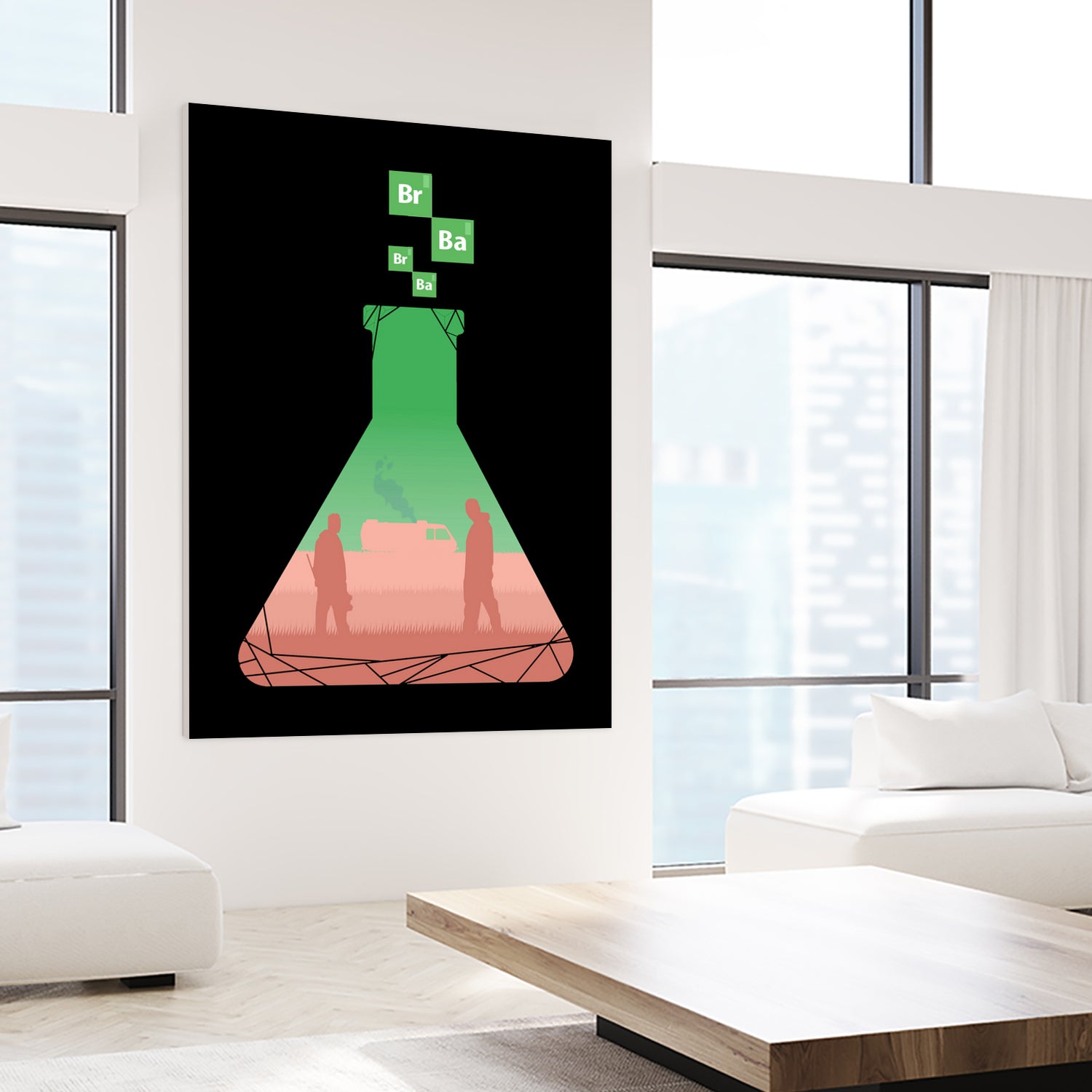 breaking-bad by william combarmond on GIANT ART - blue vector illustration