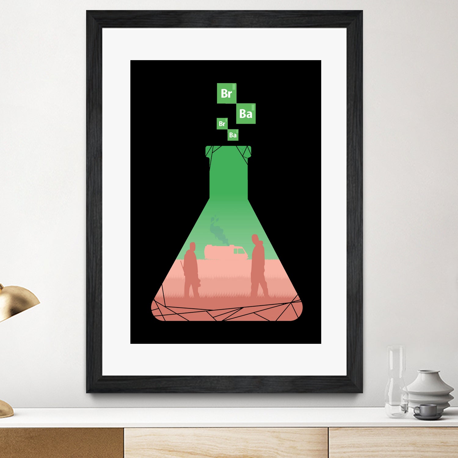 breaking-bad by william combarmond on GIANT ART - blue vector illustration