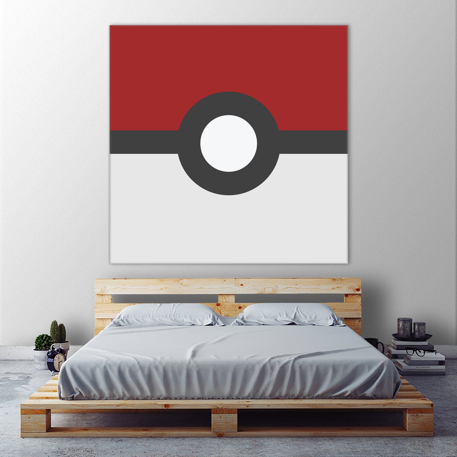 Pokeball by Proper Ganders on GIANT ART - red vector illustration