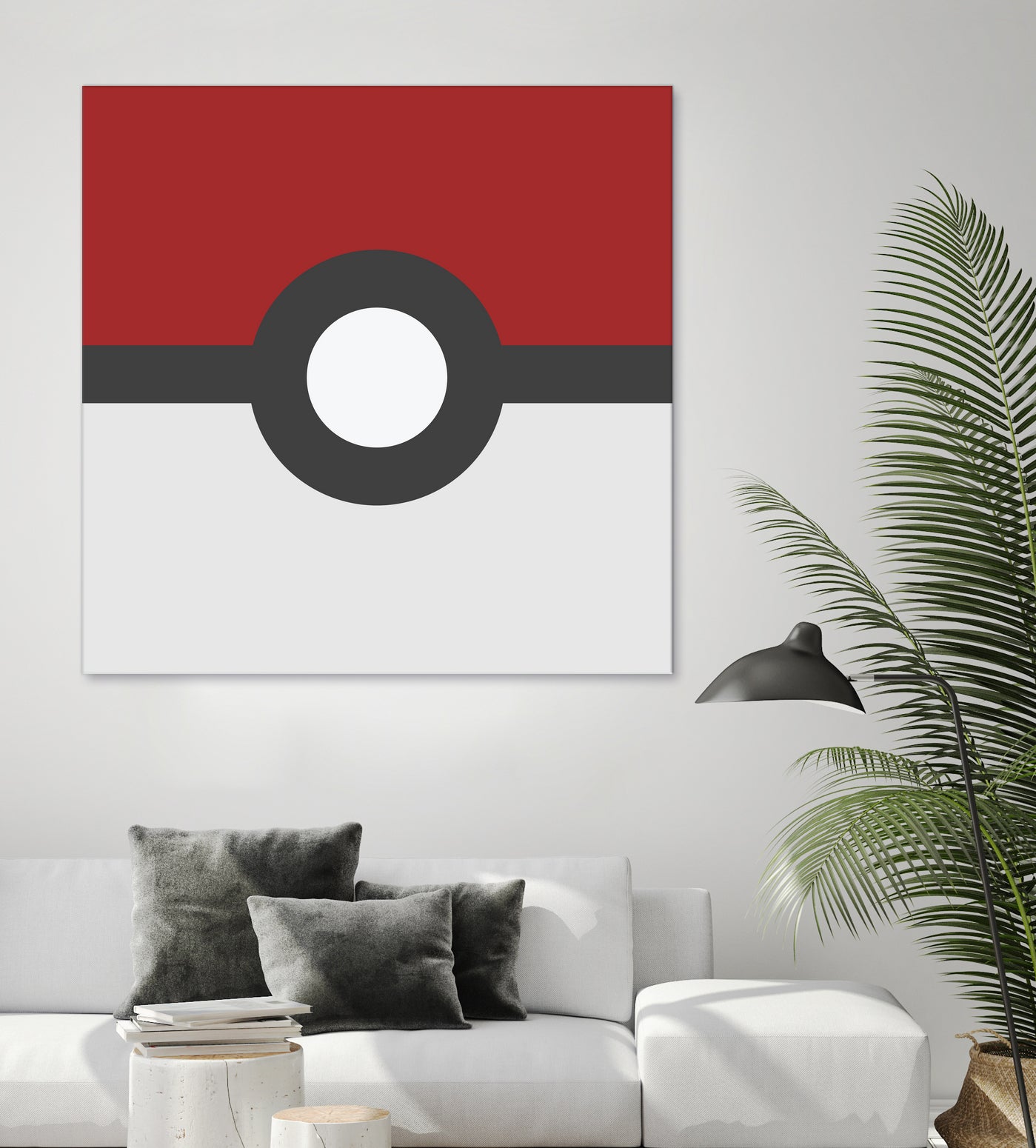 Pokeball by Proper Ganders on GIANT ART - red vector illustration