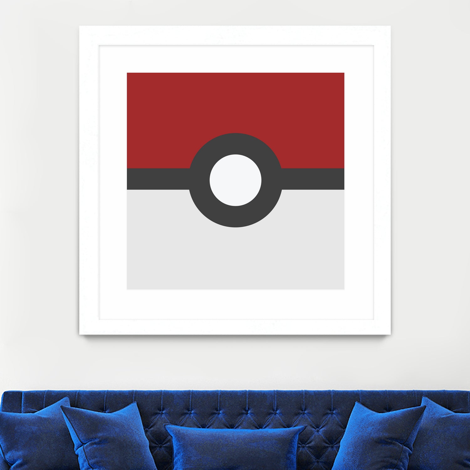 Pokeball by Proper Ganders on GIANT ART - red vector illustration