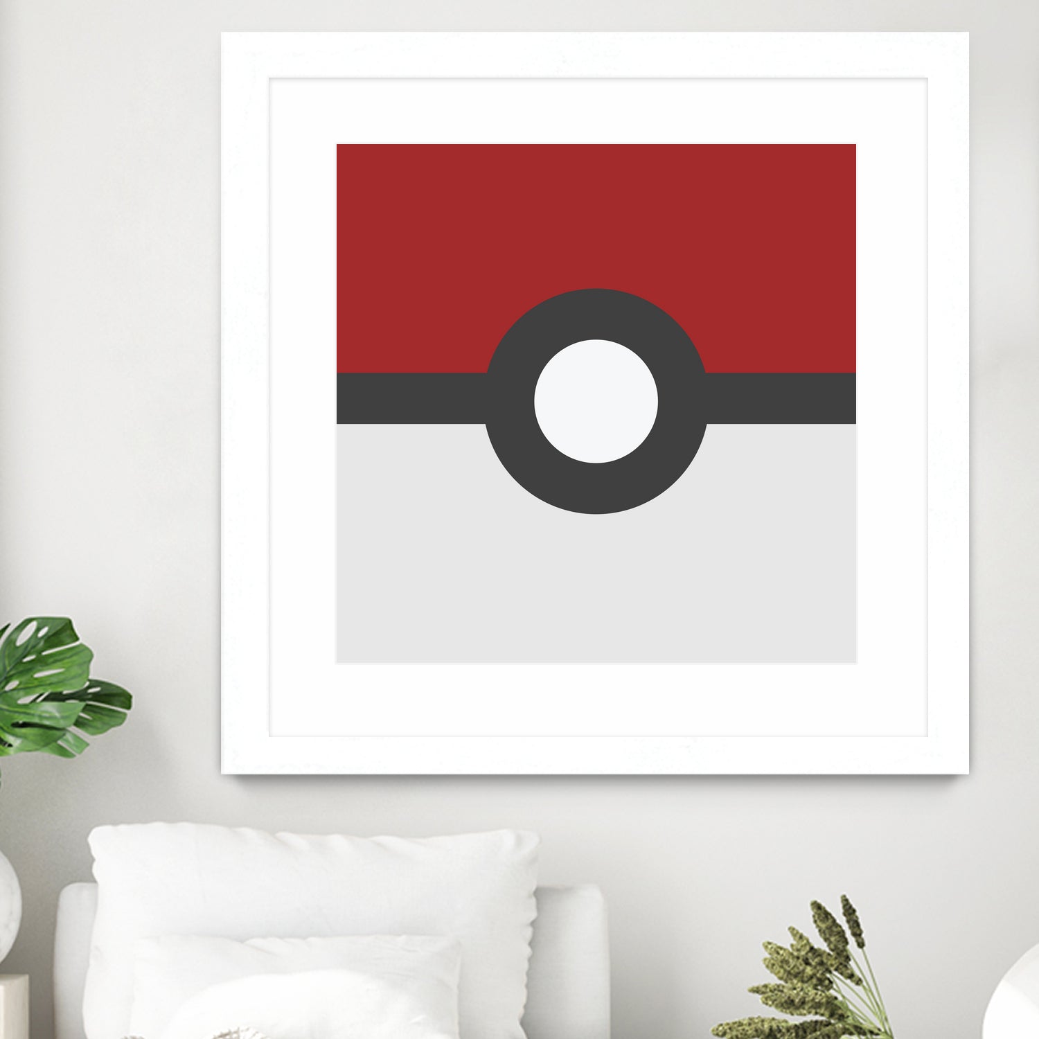 Pokeball by Proper Ganders on GIANT ART - red vector illustration