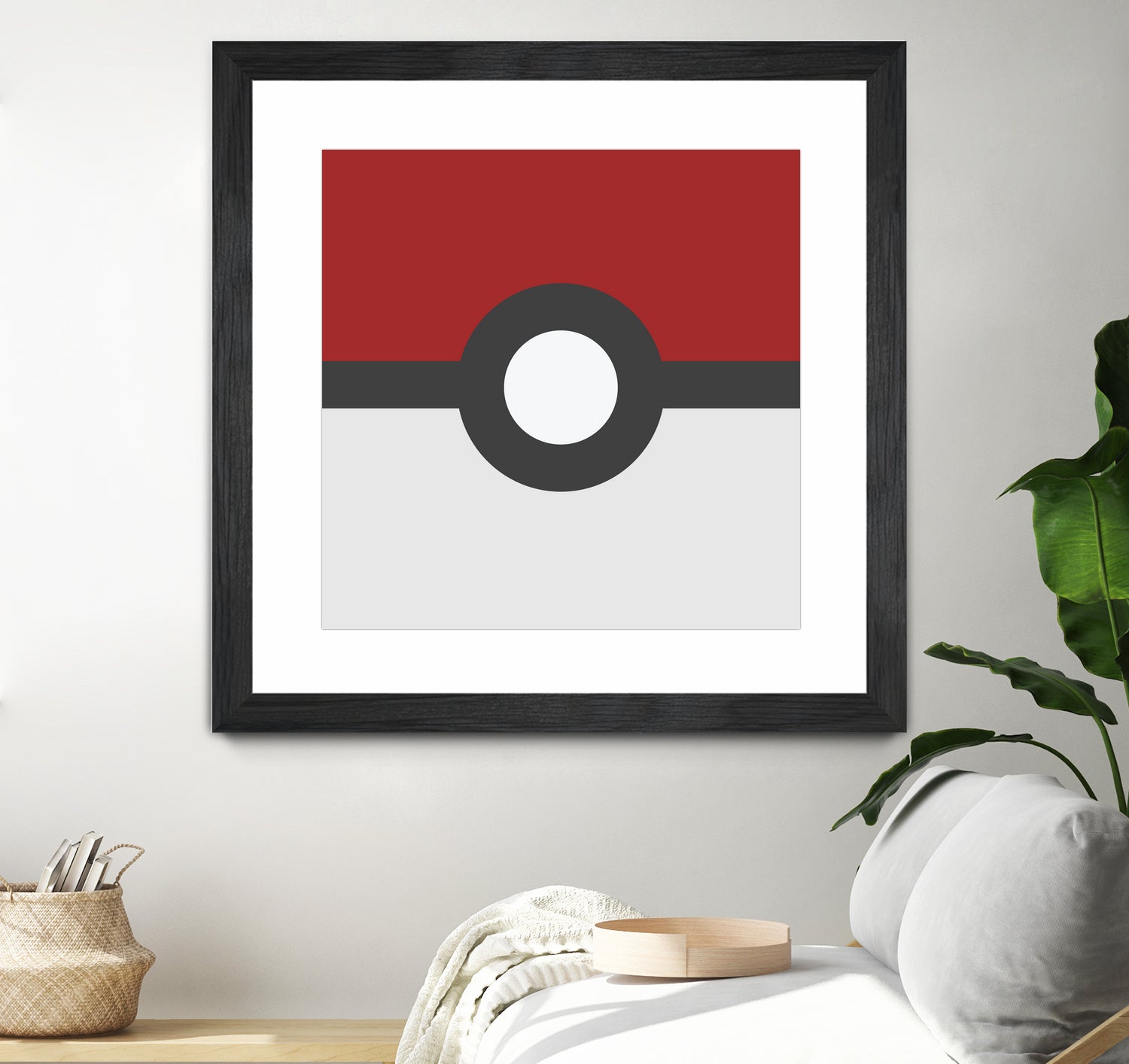 Pokeball by Proper Ganders on GIANT ART - red vector illustration