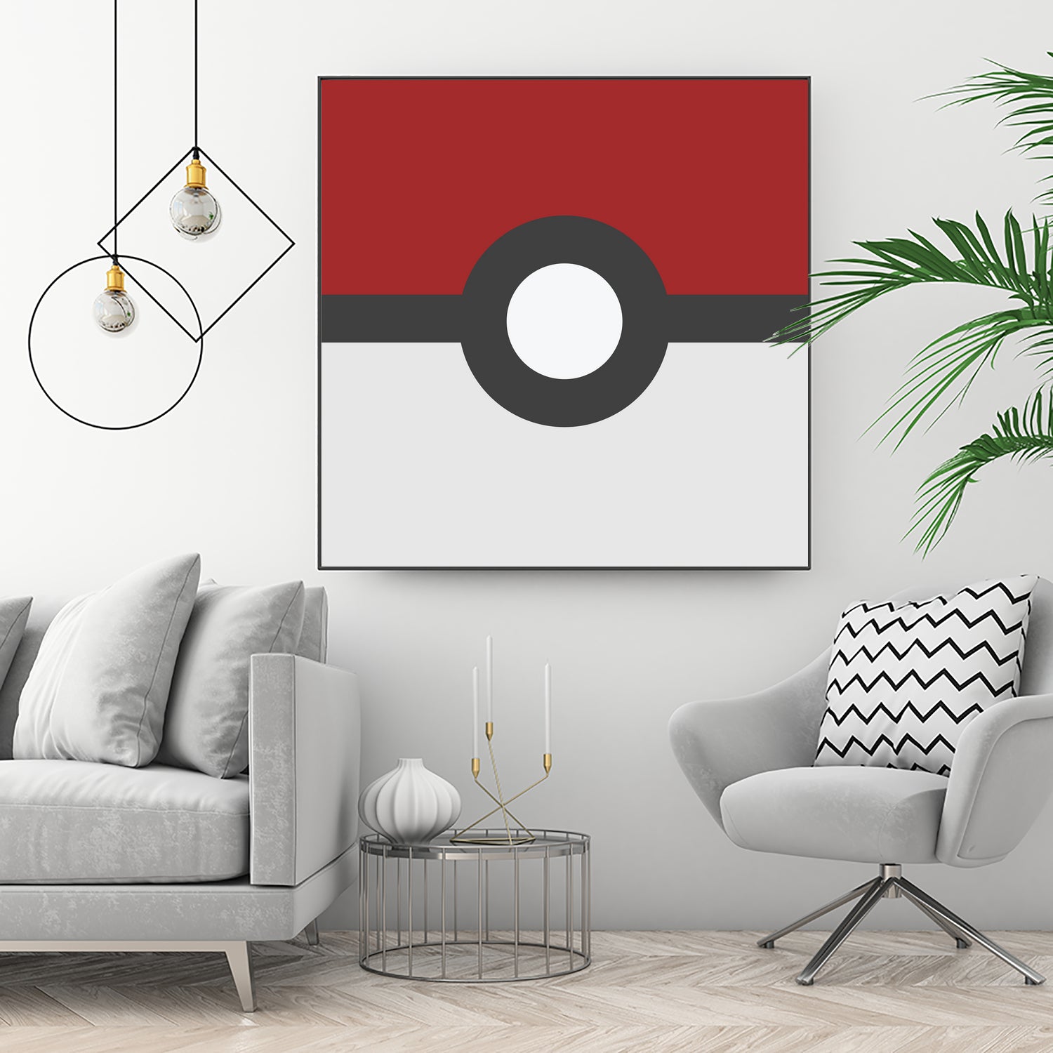 Pokeball by Proper Ganders on GIANT ART - red vector illustration