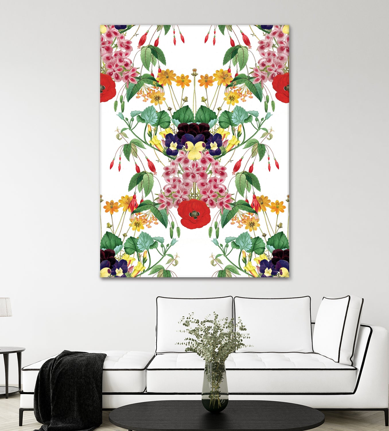 Floral II by Sixto-Juan Zavala on GIANT ART - green mixed media