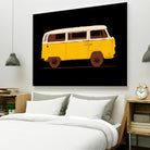 Yellow Van by Florent Bodart on GIANT ART - yellow digital painting