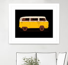 Yellow Van by Florent Bodart on GIANT ART - yellow digital painting