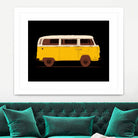 Yellow Van by Florent Bodart on GIANT ART - yellow digital painting