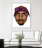 2Pac by Delano Limoen on GIANT ART - brown digital painting