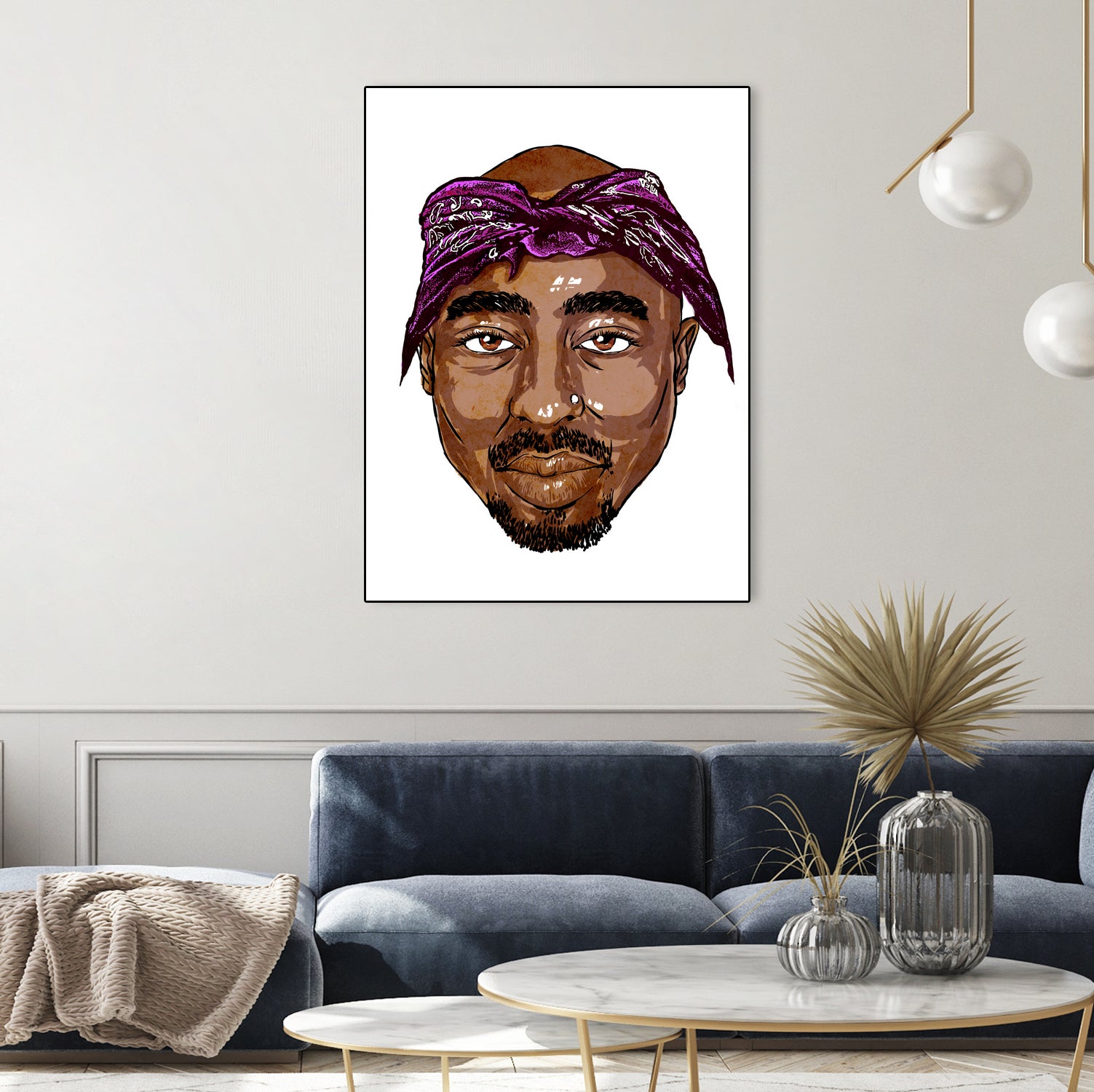 2Pac by Delano Limoen on GIANT ART - brown digital painting