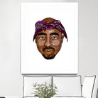 2Pac by Delano Limoen on GIANT ART - brown digital painting