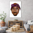 2Pac by Delano Limoen on GIANT ART - brown digital painting