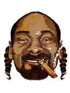 Snoop Dogg by Delano Limoen on GIANT ART - brown digital painting