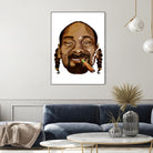 Snoop Dogg by Delano Limoen on GIANT ART - brown digital painting