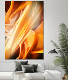 Into the Unknown - Abstraction III / OE by Tenyo Marchev on GIANT ART - orange 3d art