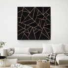 Velvet Black & Rose Gold by Elisabeth Fredriksson on GIANT ART - black digital painting