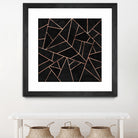 Velvet Black & Rose Gold by Elisabeth Fredriksson on GIANT ART - black digital painting