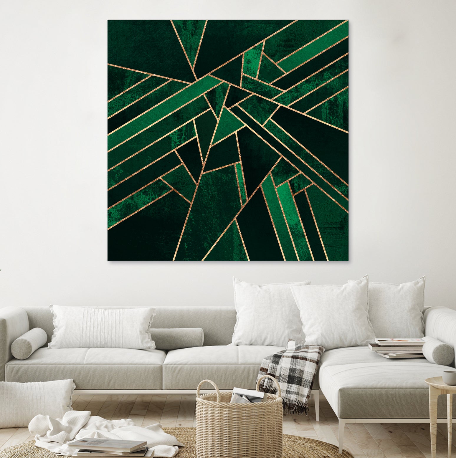 Emerald Night by Elisabeth Fredriksson on GIANT ART - green digital painting