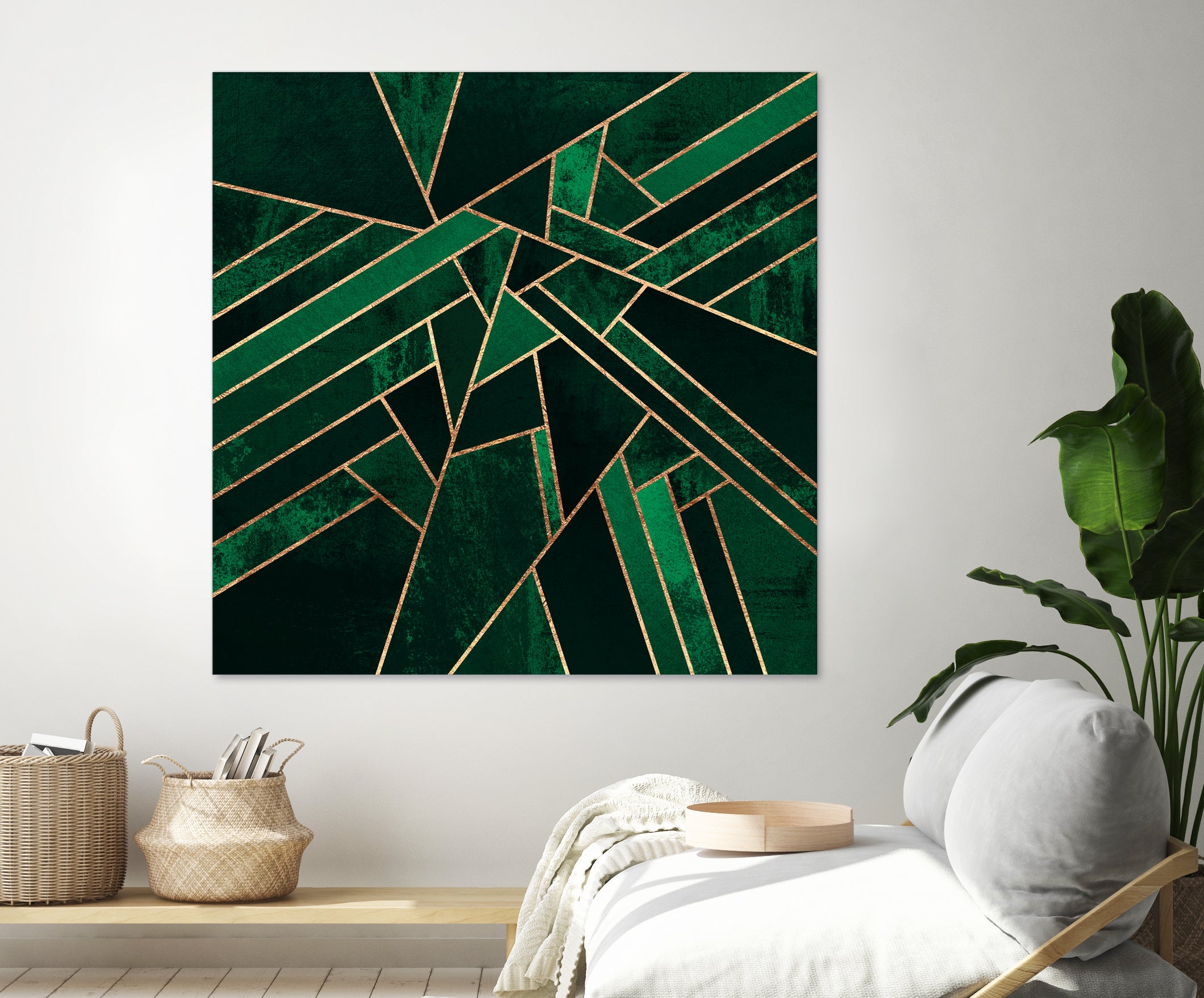 Emerald Night by Elisabeth Fredriksson on GIANT ART - green digital painting