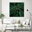 Emerald Night by Elisabeth Fredriksson on GIANT ART - green digital painting