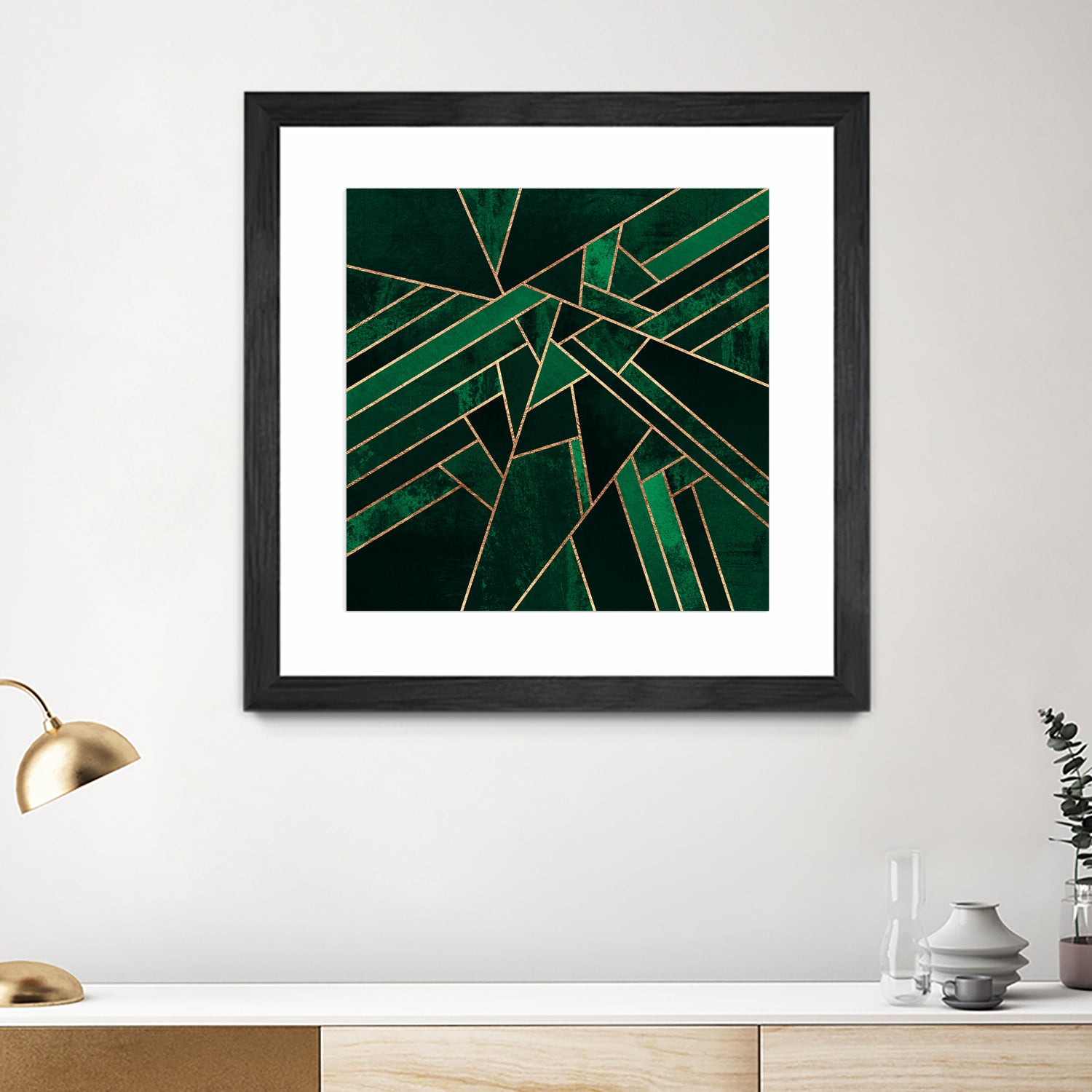 Emerald Night by Elisabeth Fredriksson on GIANT ART - green digital painting