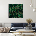 Emerald Night by Elisabeth Fredriksson on GIANT ART - green digital painting