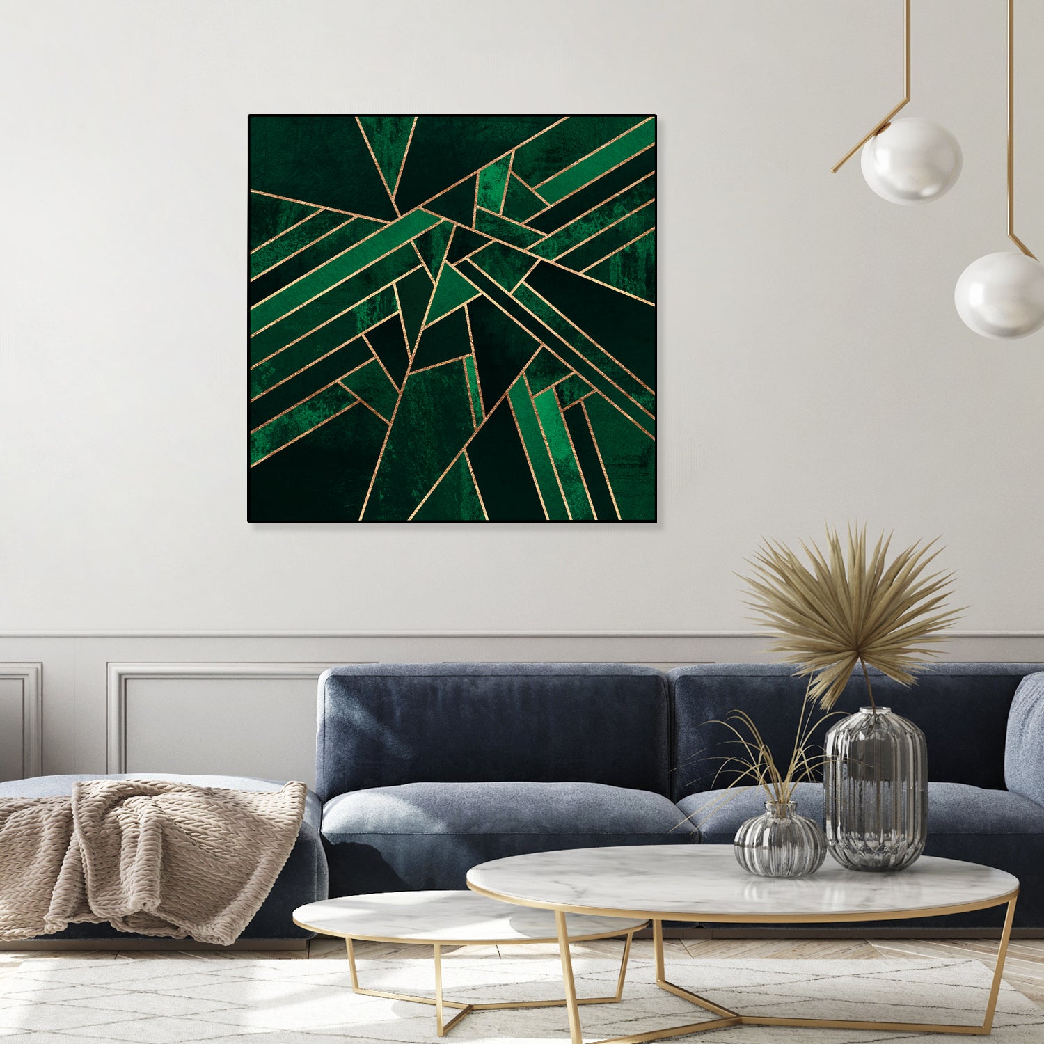 Emerald Night by Elisabeth Fredriksson on GIANT ART - green digital painting