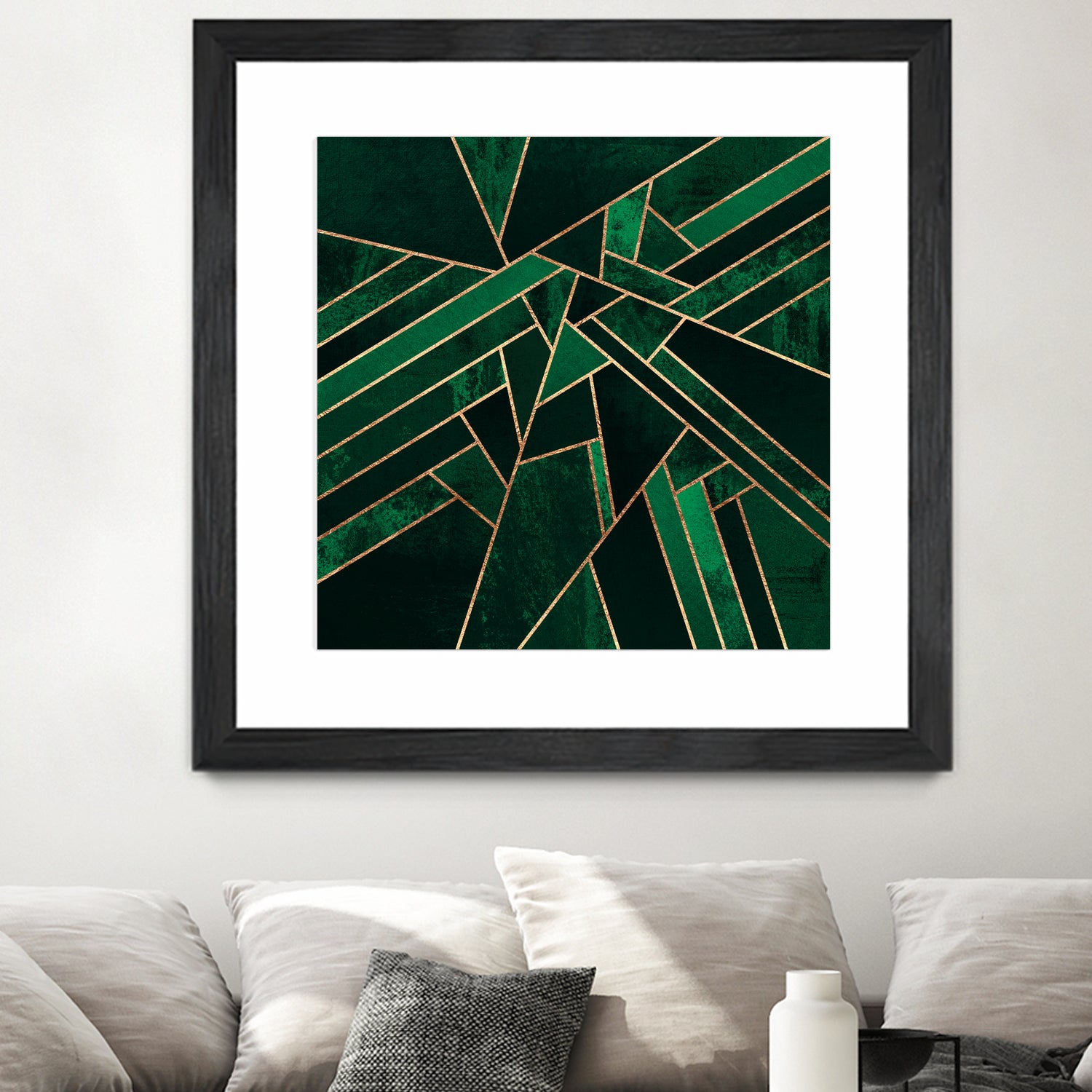 Emerald Night by Elisabeth Fredriksson on GIANT ART - green digital painting