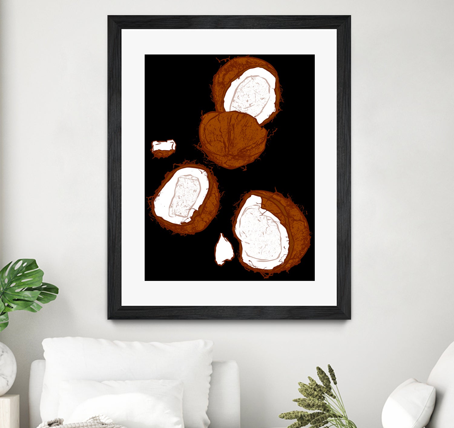 Coconut by Evgenia Chuvardina on GIANT ART - pink digital painting