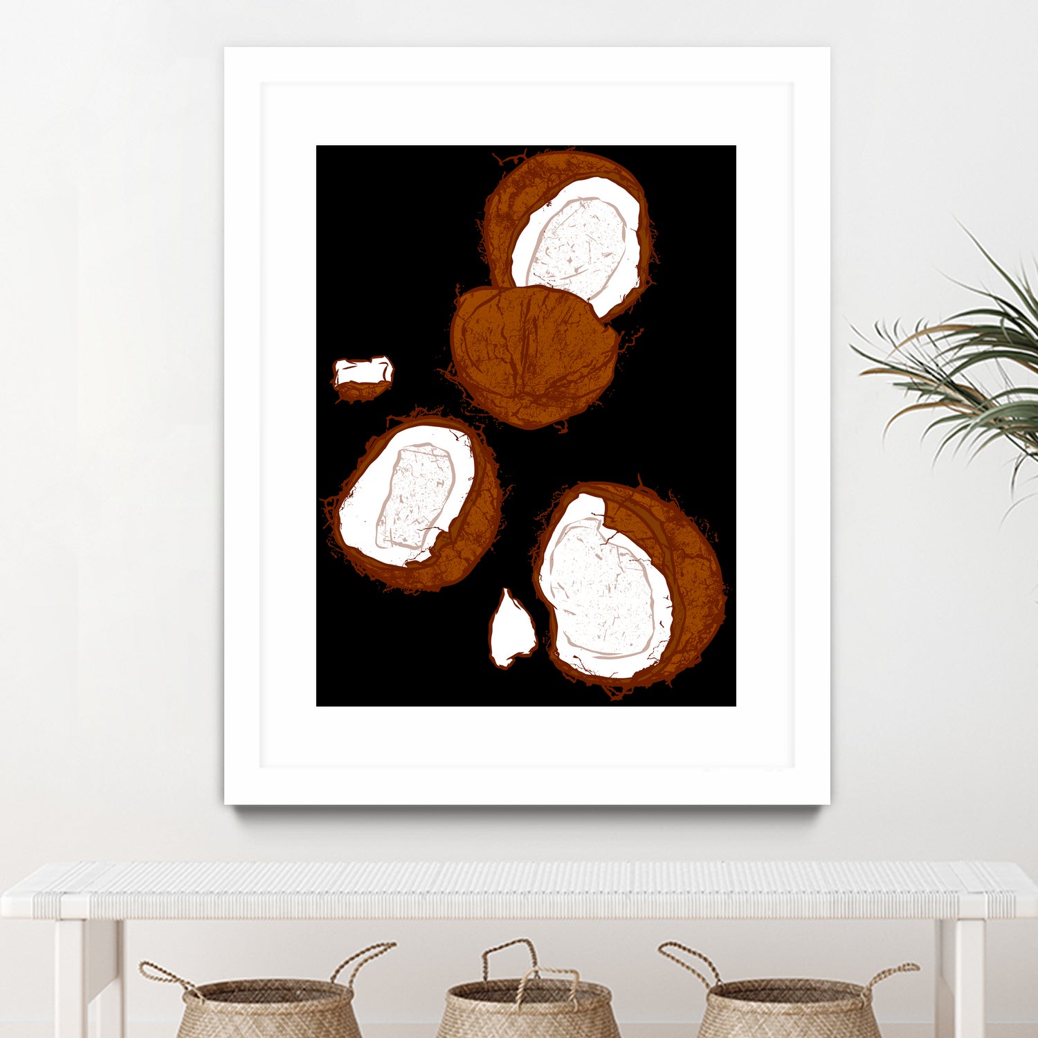 Coconut by Evgenia Chuvardina on GIANT ART - pink digital painting