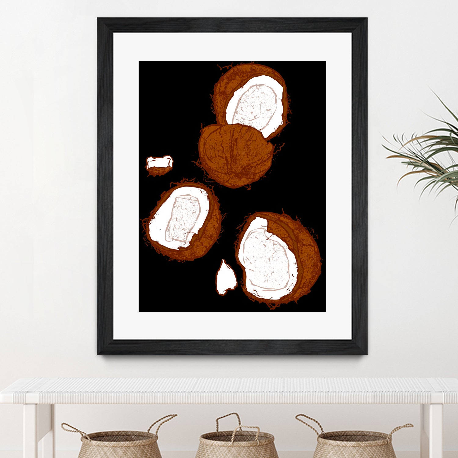 Coconut by Evgenia Chuvardina on GIANT ART - pink digital painting