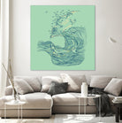 Ocean Breath by ChalermPhol Harnchakkham on GIANT ART - blue digital drawing