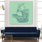 Ocean Breath by ChalermPhol Harnchakkham on GIANT ART - blue digital drawing