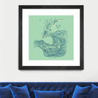 Ocean Breath by ChalermPhol Harnchakkham on GIANT ART - blue digital drawing