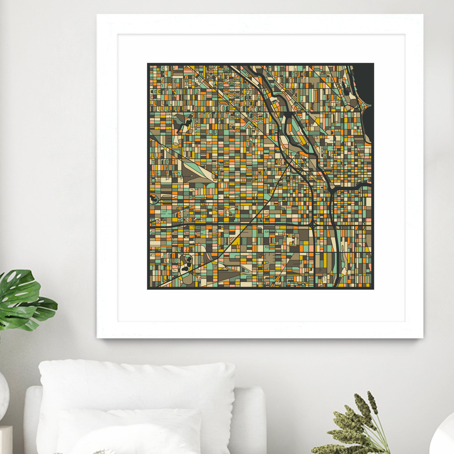 Chicago by Jazzberry Blue on GIANT ART - black vector illustration