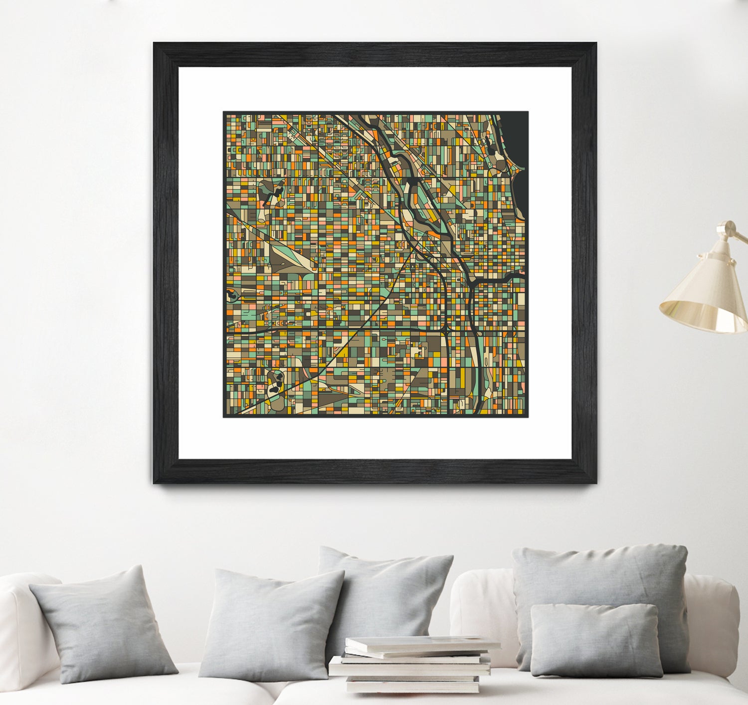 Chicago by Jazzberry Blue on GIANT ART - black vector illustration