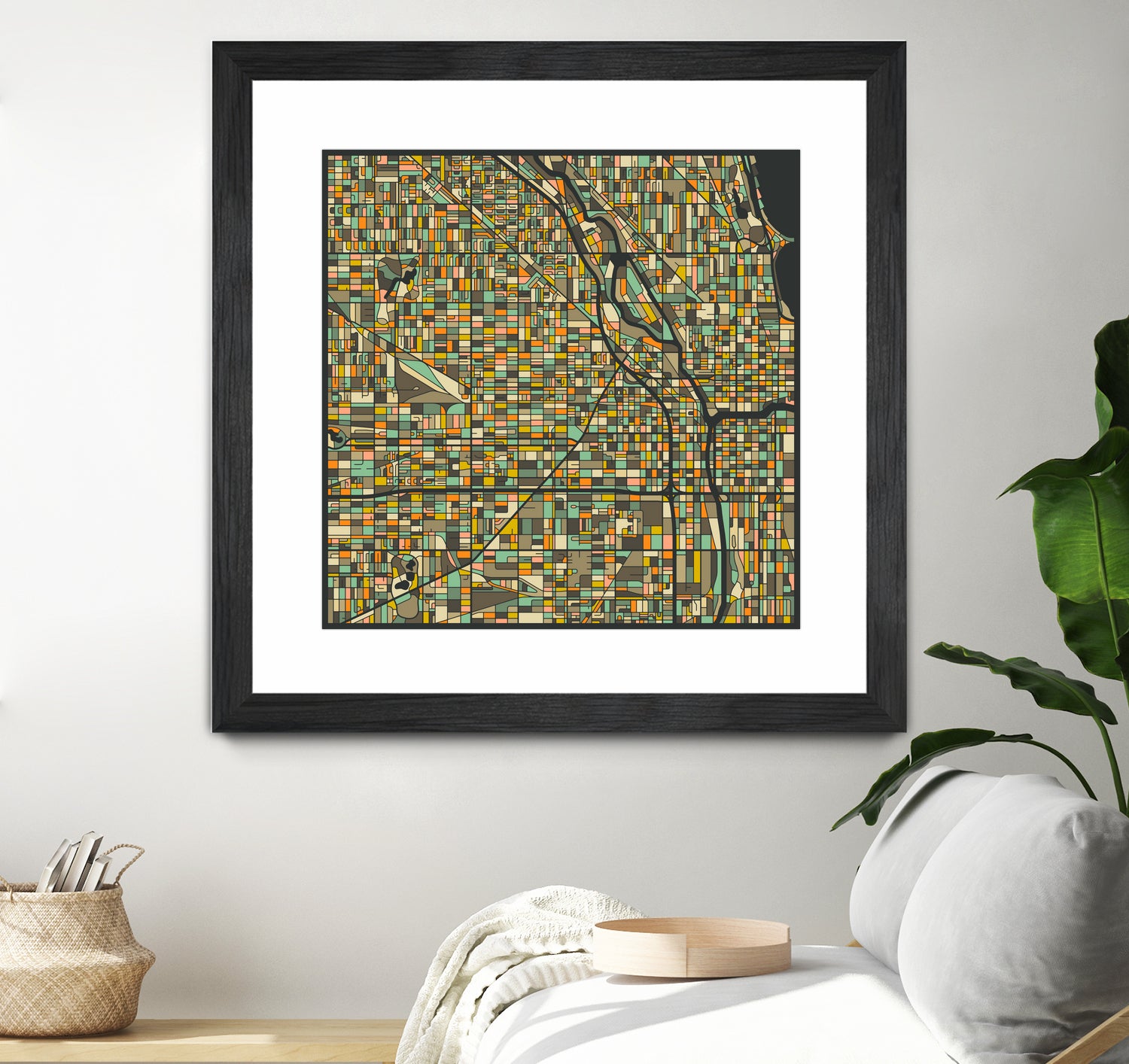 Chicago by Jazzberry Blue on GIANT ART - black vector illustration