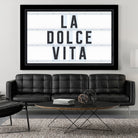 La Dolce Vita by Art Frankenberg on GIANT ART - white typography