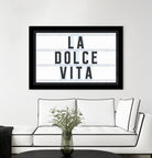 La Dolce Vita by Art Frankenberg on GIANT ART - white typography