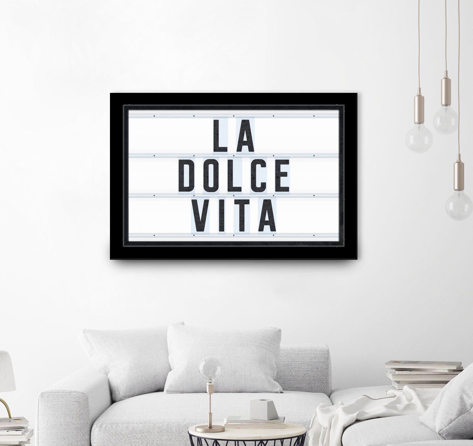 La Dolce Vita by Art Frankenberg on GIANT ART - white typography