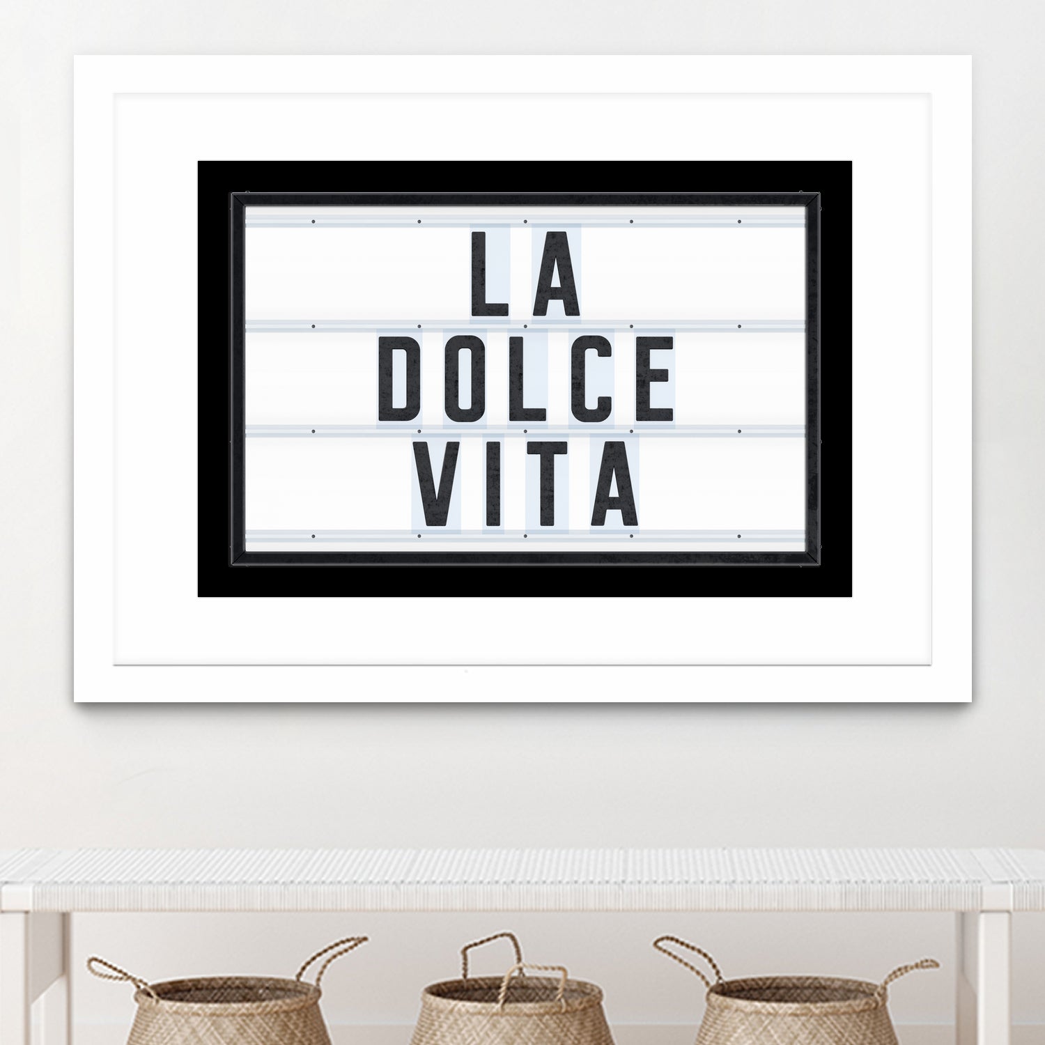 La Dolce Vita by Art Frankenberg on GIANT ART - white typography