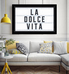 La Dolce Vita by Art Frankenberg on GIANT ART - white typography