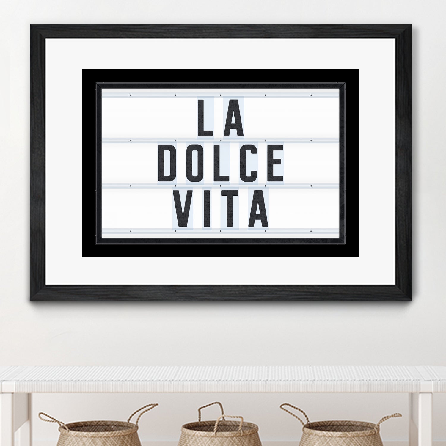 La Dolce Vita by Art Frankenberg on GIANT ART - white typography