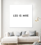 Less is more - White by Dominique Van Roey on GIANT ART - white typography